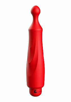 Dido - ABS Bullet With Silicone Sleeve - 10-Speeds - Red..