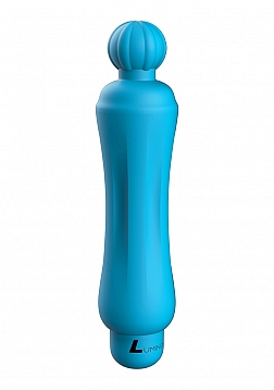 Demi - ABS Bullet With Silicone Sleeve - 10-Speeds - Turqiose..