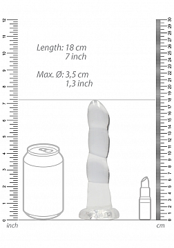 Non-Realistic Dildo with Suction Cup - 7\