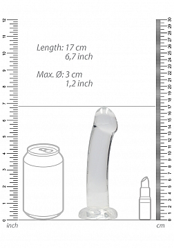 Non-Realistic Dildo with Suction Cup - 7\