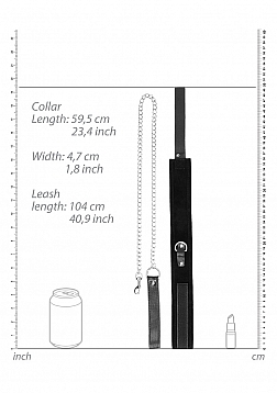 Velcro Collar with Leash and Handcuffs