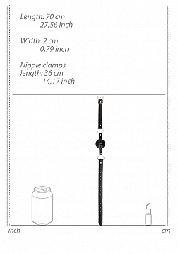 Breathable Ball Gag with Nipple Clamps