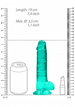 Realistic Dildo with Balls - 7\