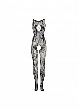 Criss Cross Neck Bodystocking - One Size