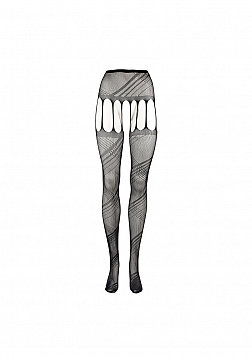 Crotchless Cut-Out Pantyhose - One Size