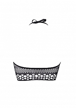 Strappy halter top - Black - O/S