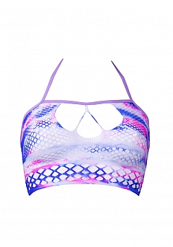Strappy Halter Top & Dazzling Sticker - O/S