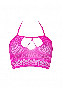 Strappy halter top - Pink - O/S