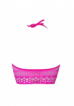 Strappy halter top - Pink - O/S