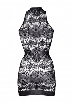 Criss Cross Neck Mini Dress - One Size