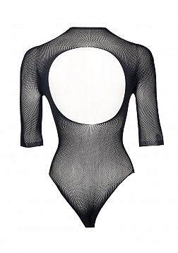 Short sleeve teddy - Black - O/S