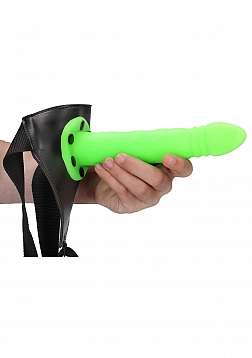 Glow in the Dark Twisted Hollow Strap-On - 8\