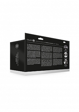 Textured Curved Hollow Strap-On - 8\