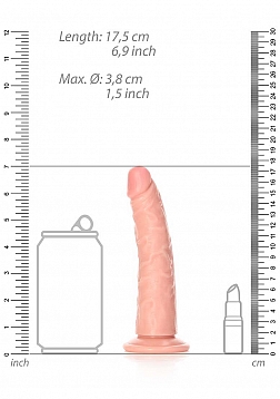 Slim Realistic Dildo with Suction Cup - 6\