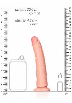 Slim Realistic Dildo with Suction Cup - 7\