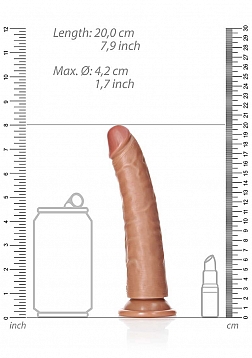 Slim Realistic Dildo with Suction Cup - 7\