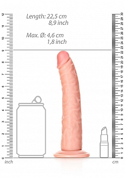Slim Realistic Dildo with Suction Cup - 8\