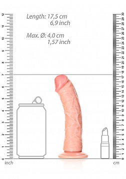 Curved Realistic Dildo with Suction Cup - 6\