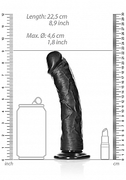 Curved Realistic Dildo with Suction Cup - 8\