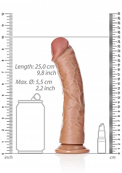 Curved Realistic Dildo with Suction Cup - 9\