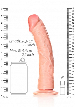 Curved Realistic Dildo with Suction Cup - 10\
