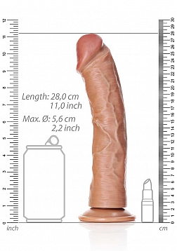 Curved Realistic Dildo with Suction Cup - 10\