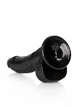 Curved Realistic Dildo with Balls and Suction Cup - 8\