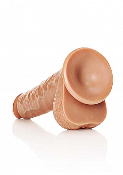 Straight Realistic Dildo with Balls and Suction Cup - 11\