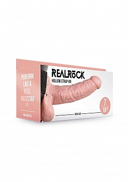 Hollow Strap-On with Balls - 7\