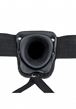 Vibrating Hollow Strap-On with Balls - 9\