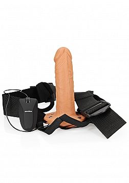 Vibrating Hollow Strap-On without Balls - 6\