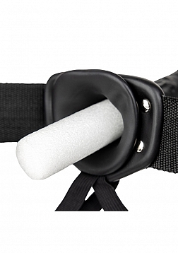 Vibrating Hollow Strap-On without Balls - 10\