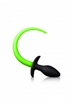 Puppy Tail Plug - Glow in the Dark