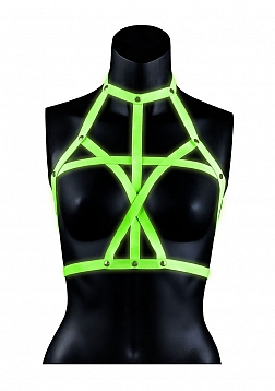 Bra Harness - Glow in the Dark - S/M