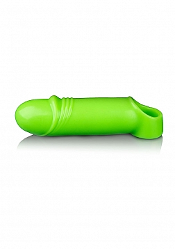 Smooth Thick Stretchy Penis Sheath - Glow in the Dark