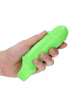 Smooth Thick Stretchy Penis Sheath - Glow in the Dark