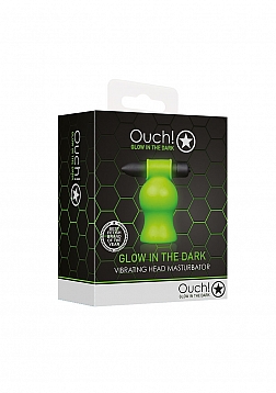 Vibrating Head Masturbator - Glow in the Dark