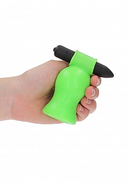 Vibrating Head Masturbator - Glow in the Dark