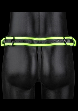 Striped Jockstrap - Glow in the Dark - S/M