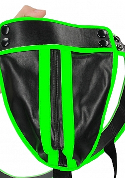 Striped Jockstrap - Glow in the Dark - S/M