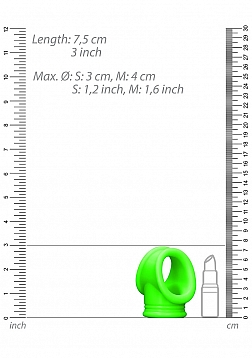 Cockring & Ball Strap - Glow in the Dark