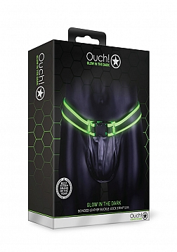 Jockstrap with Buckle - Glow in the Dark - S/M