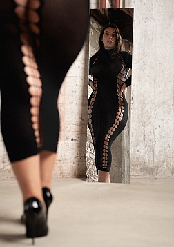 Carme XI - Dress with Turtleneck - Plus Size