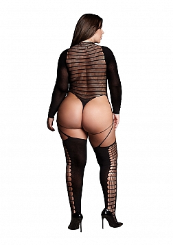 Kalyke XXIII - Bodystocking with Turtleneck - Plus Size