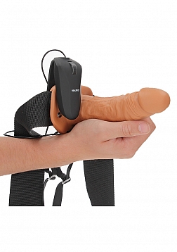 Vibrating Hollow Strap-On without Balls - 6\