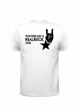 RealRock T-Shirt - White - Large