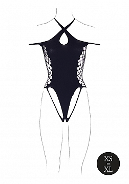 Leda XIII - Body with Crossed Neckline and Off Shoulder Straps - One Size