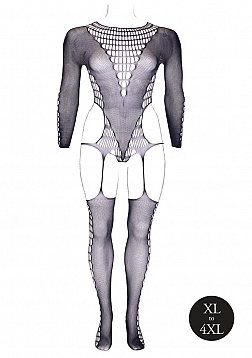 Kalyke XXIII - Bodystocking with Turtleneck - Plus Size