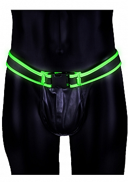 Jockstrap with Buckle - Glow in the Dark - L/XL