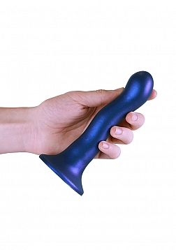 Ultra Soft Silicone Curvy G-Spot Dildo - 7\'\' / 17 cm